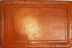 embossed clay floor tile